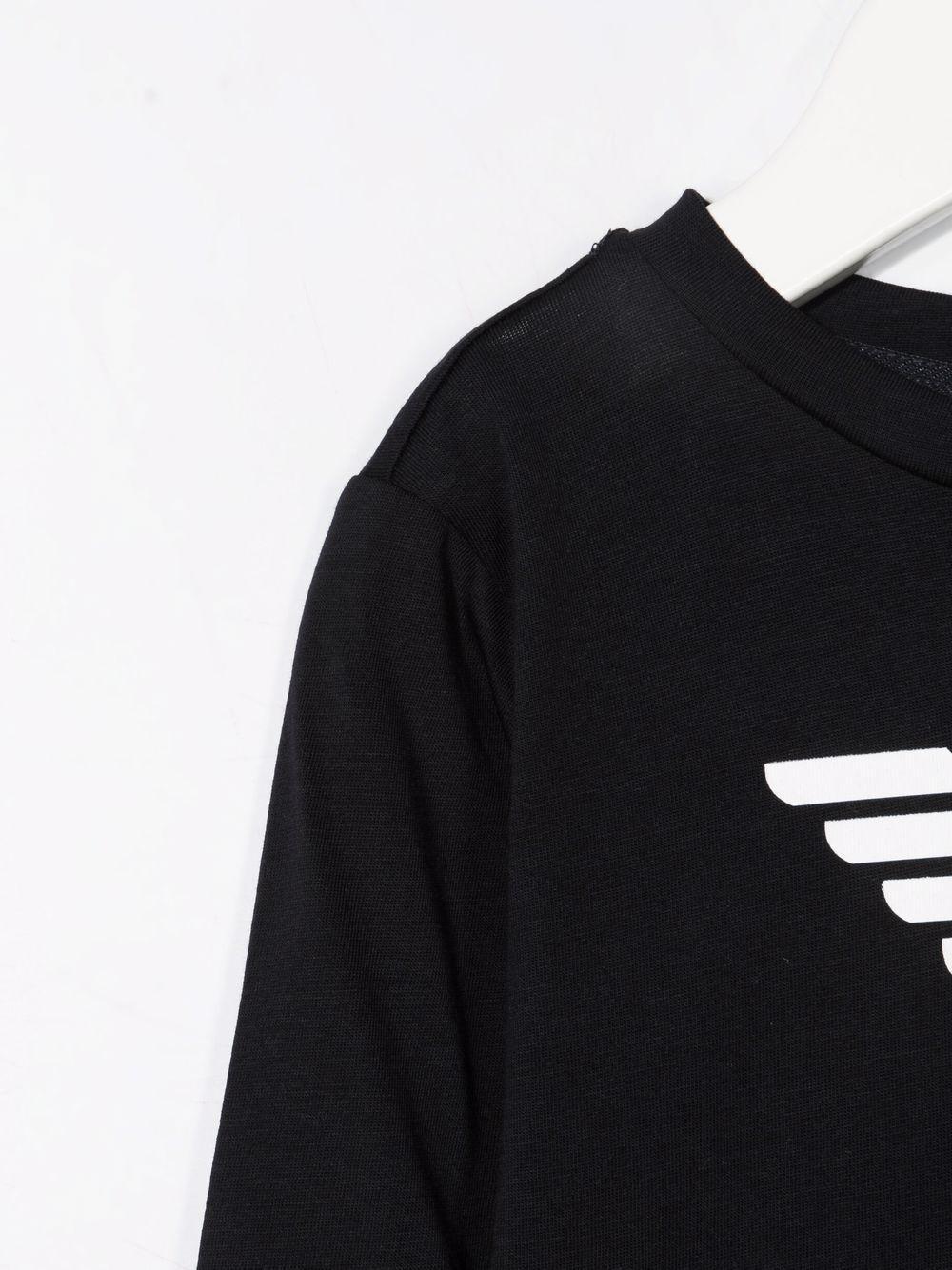 t-shirt blu logo aquila - Preludio Moda