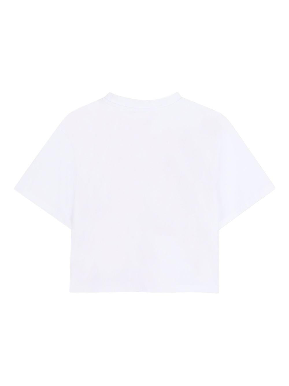 T-shirt in cotone con stampa D62621 N54 DKNY KIDS