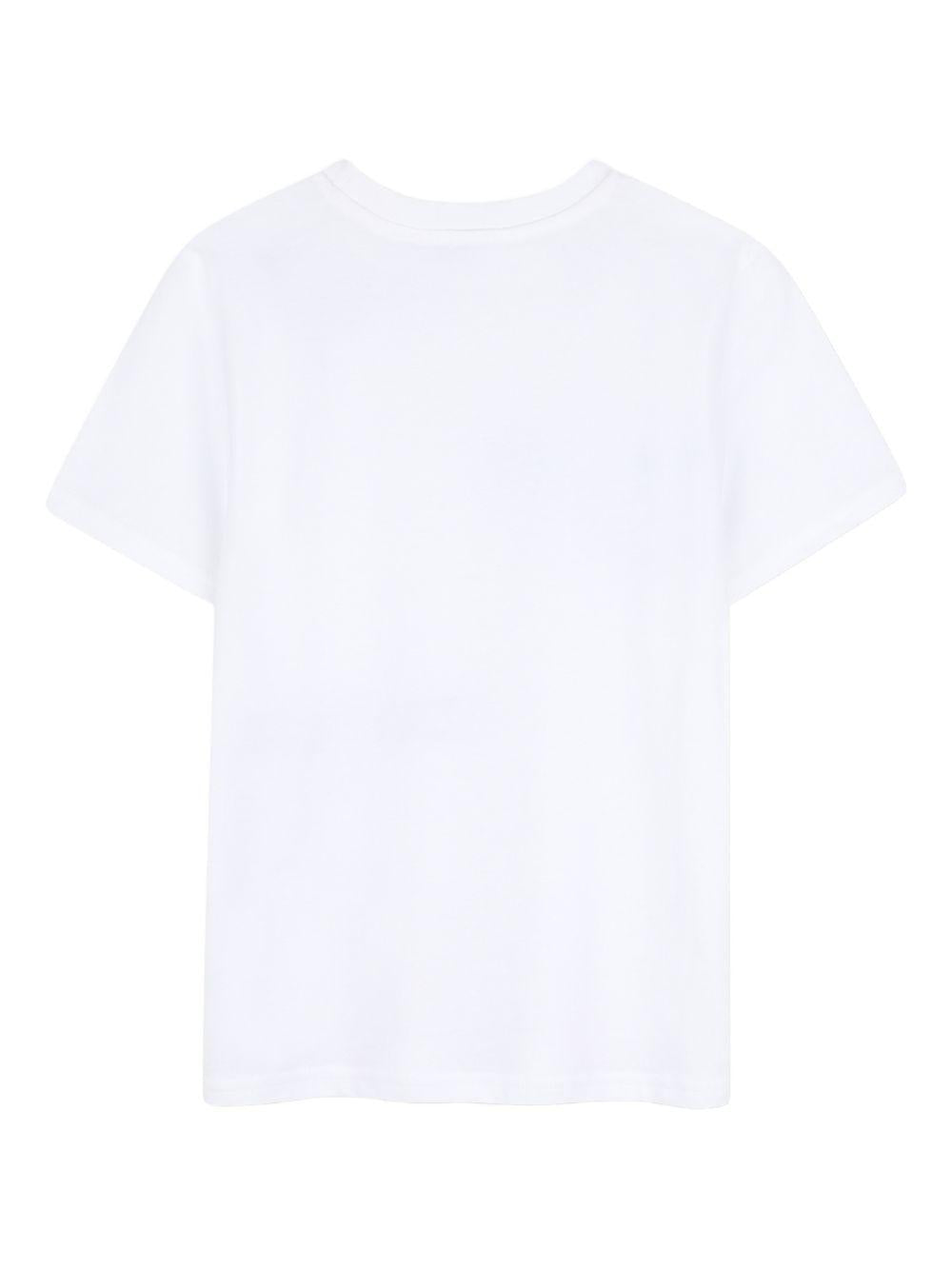Set t-shirt e bermuda in cotone e poliestere D62521 20P DKNY KIDS