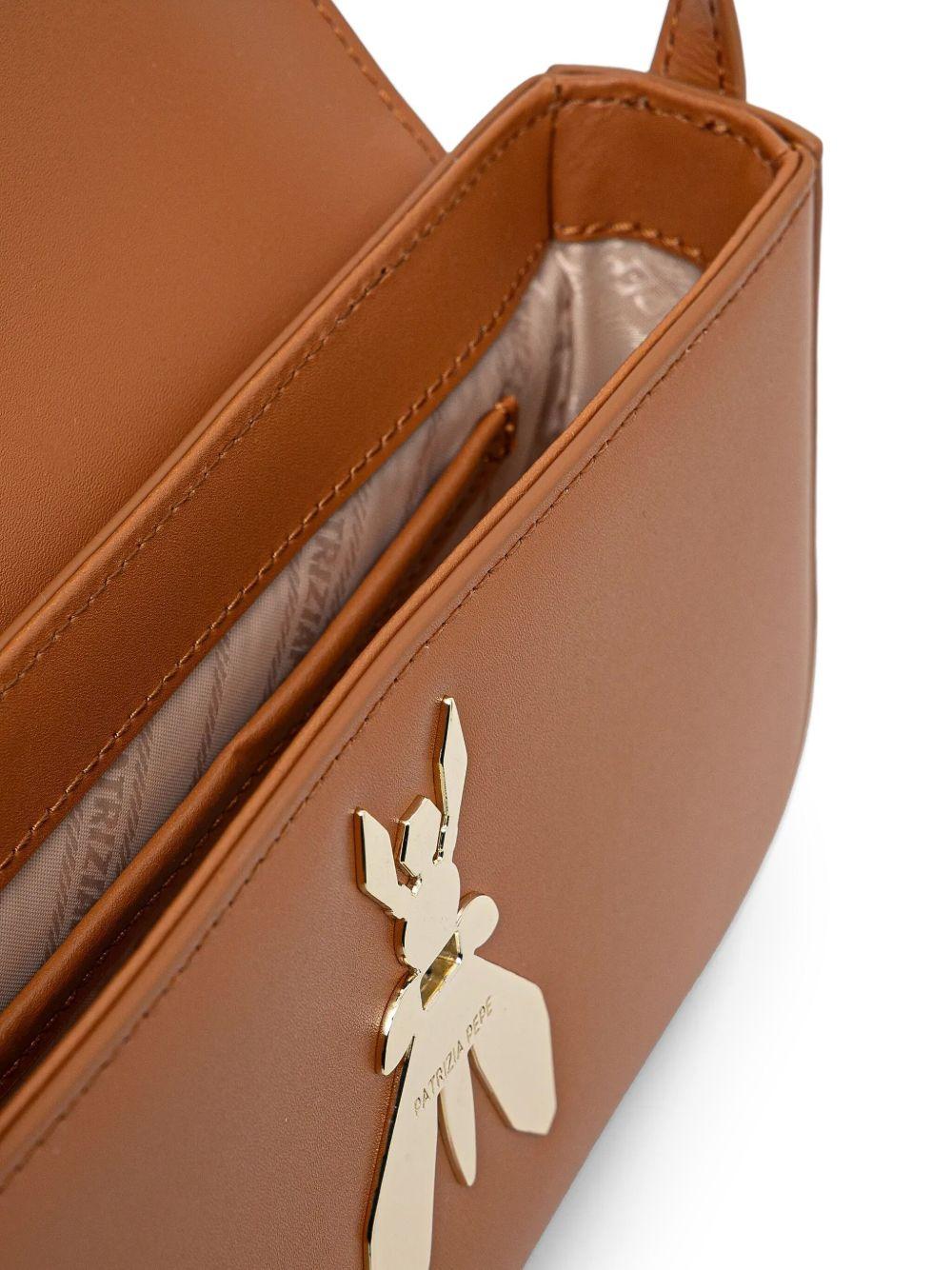 Borsa maxi Fly a spalla cuoio
