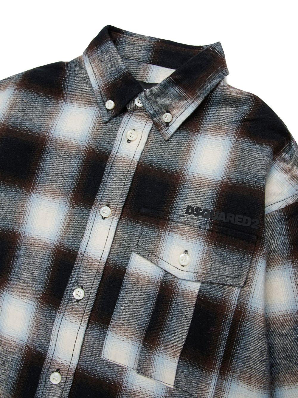 Camicia a Quadri DQ3075D0AED DQ900 DSQUARED KIDS