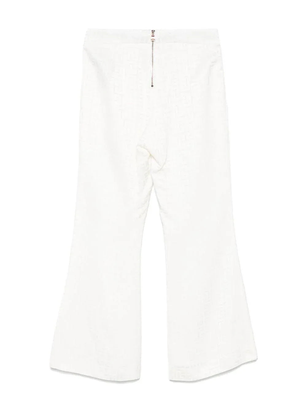 Pantalone avorio logo monogram all-over - Preludio Moda