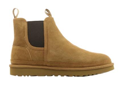 Stivaletti Chelsea Uomo in Pelle con Interno in Lana 1121644 CHE UGG