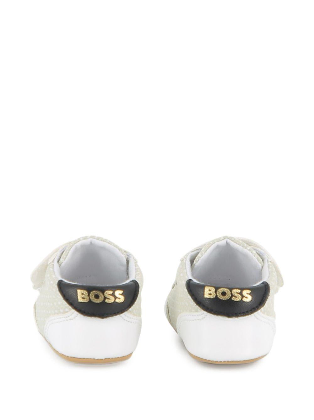 Sneakers con chiusura a strappi J52831 10P BOSS KIDSWEAR