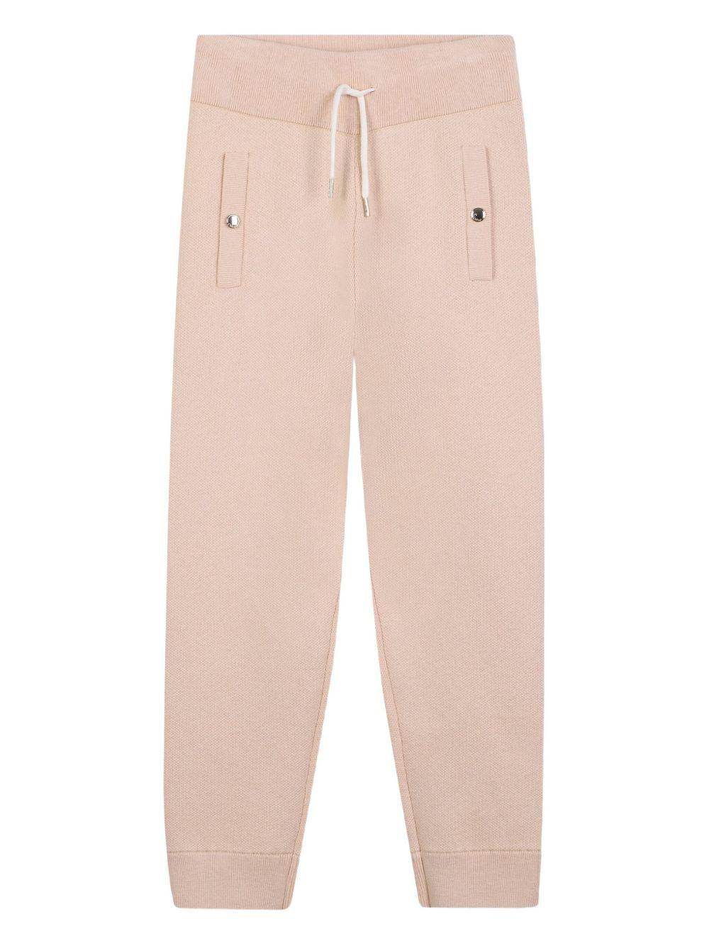 Pantaloni con Logo e Chiusura a Coulisse - Preludio Moda