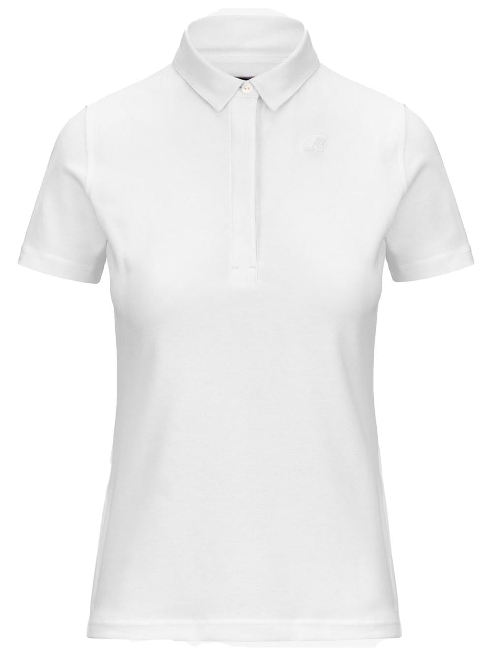 Polo amedea pique bianca
