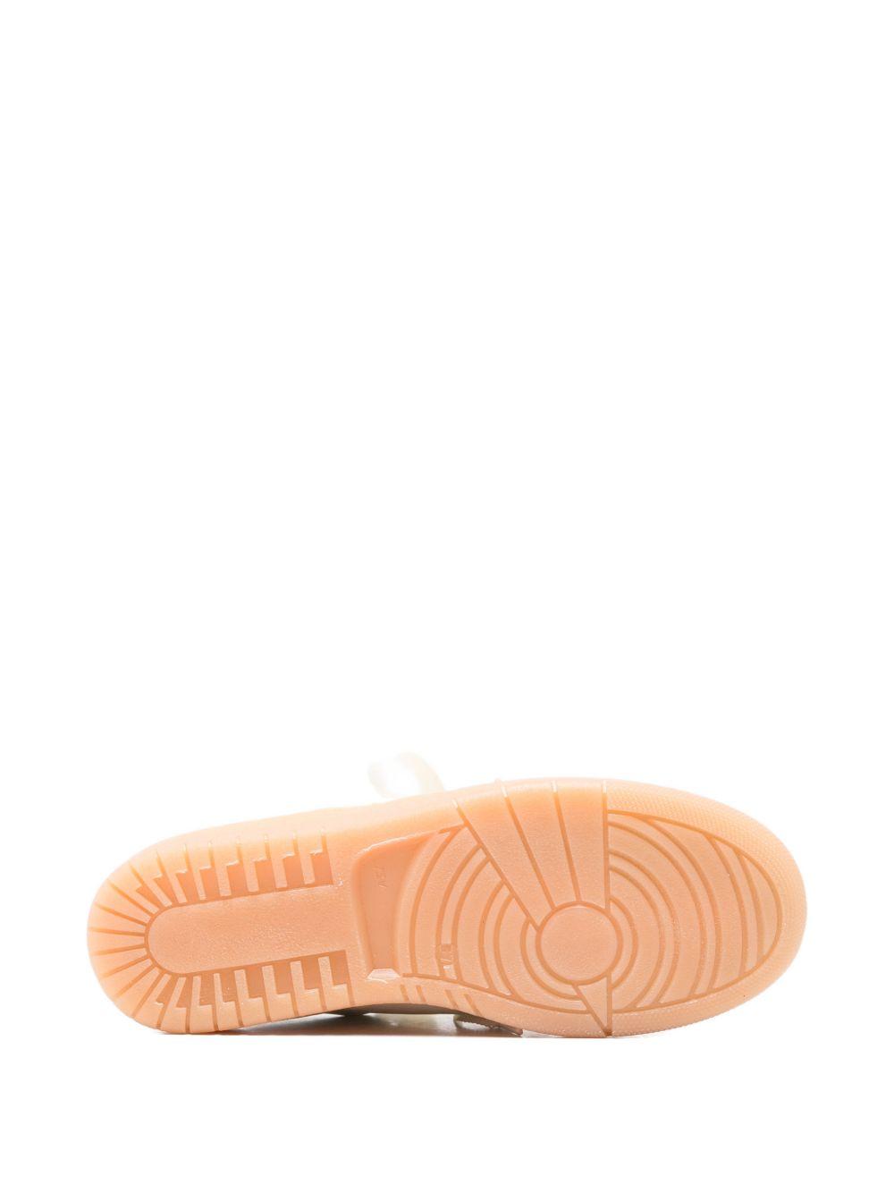 Sneakers in pelle con suola platform F4A9E05101877A725 BURRO ELISABETTA FRANCHI KIDS