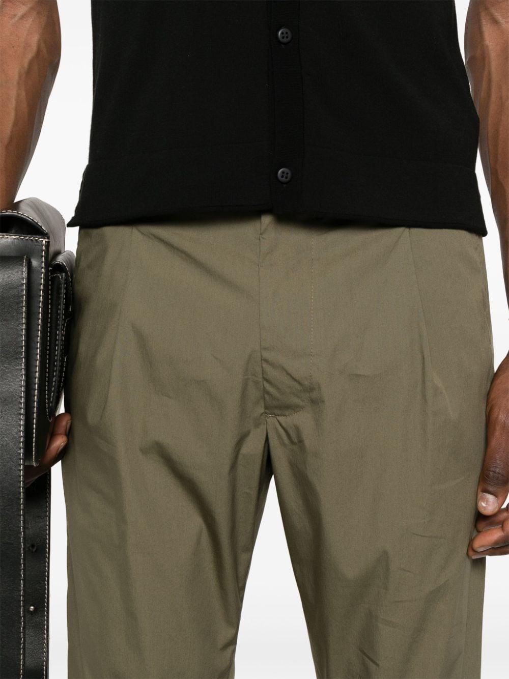 Pantalone patrick fly verde affusolato