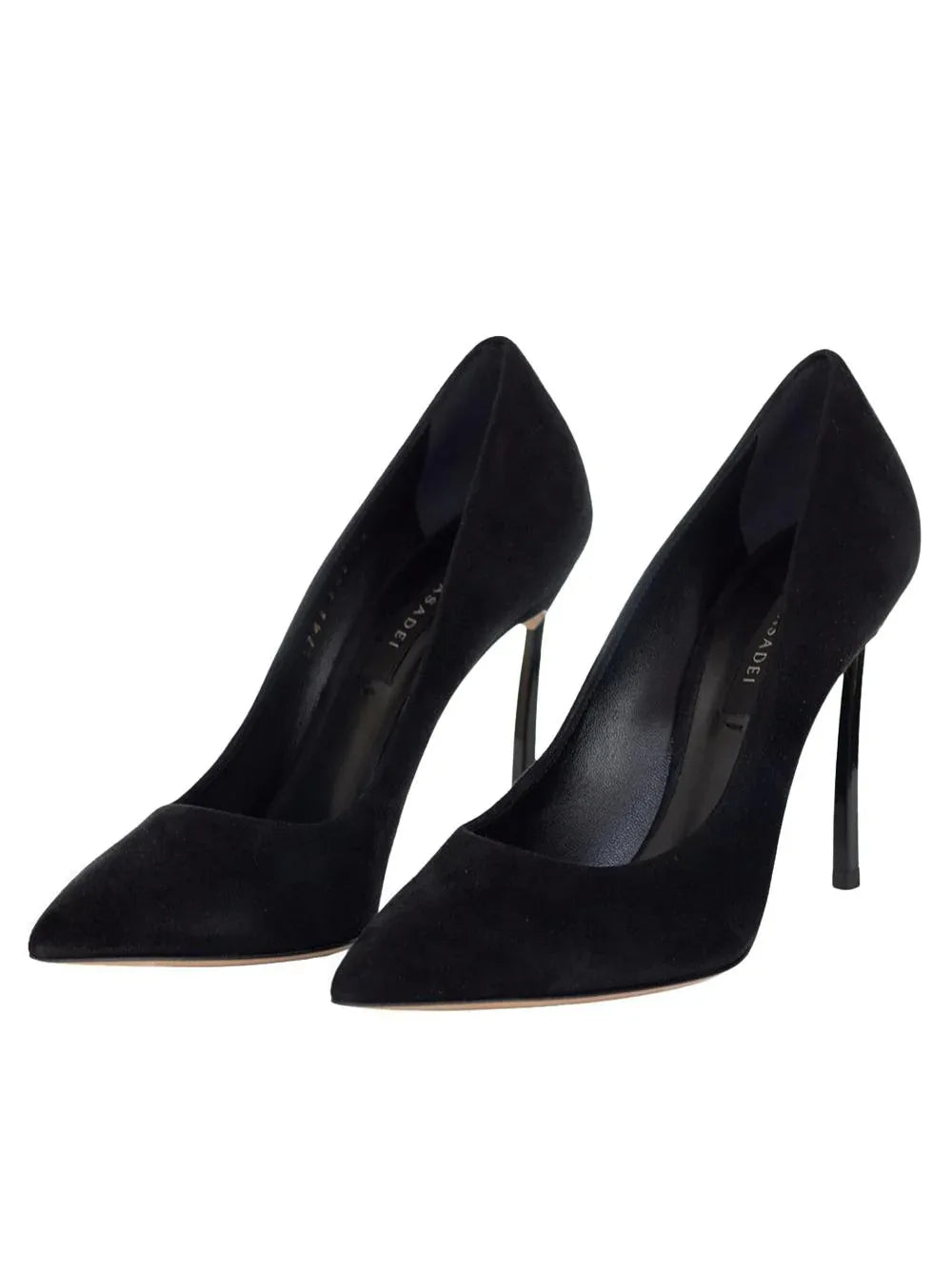 Decollete Bladè nero camoscio - Preludio Moda