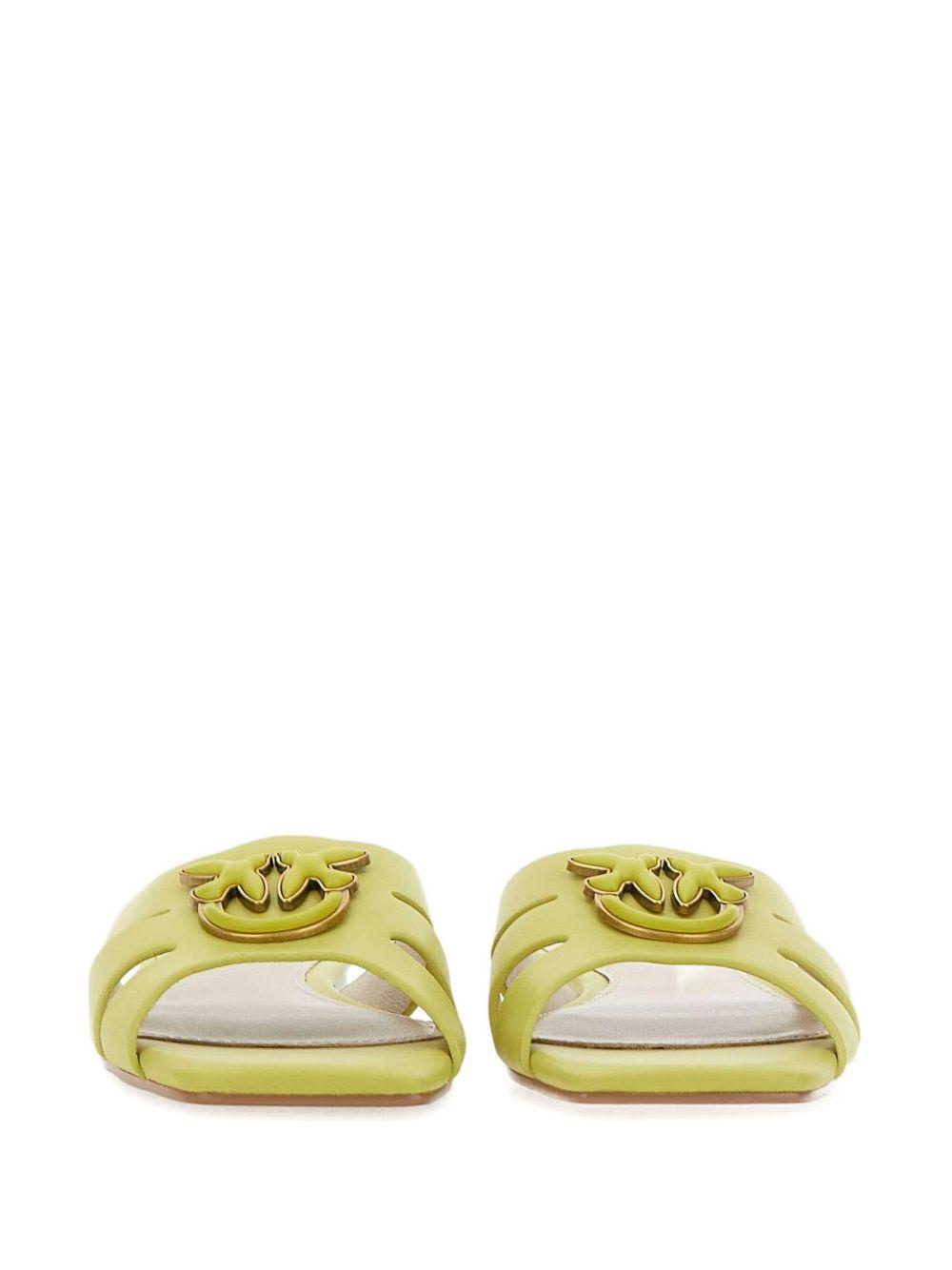 Ciabatta marli 09 giallo lime SD0313P003 S24 PINKO
