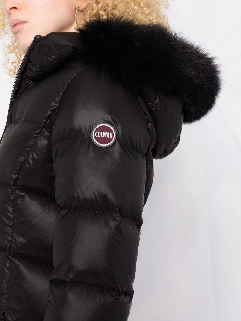Piumino lungo Donna Nero 2221F5WG 99 COLMAR