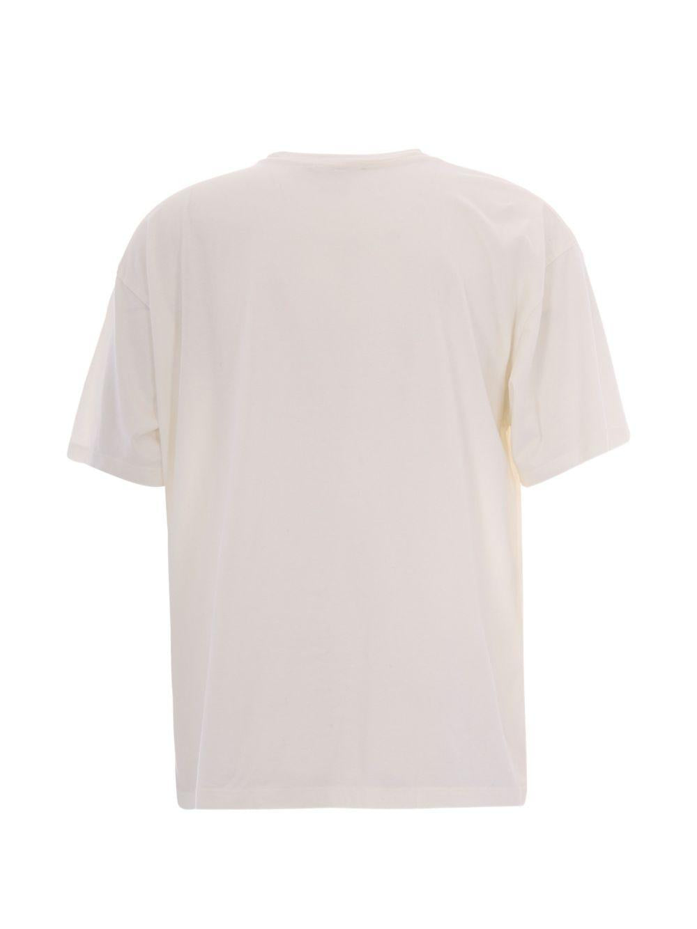 T-shirt in cotone con ricamo lettera MLM100595 072 REPRESENT