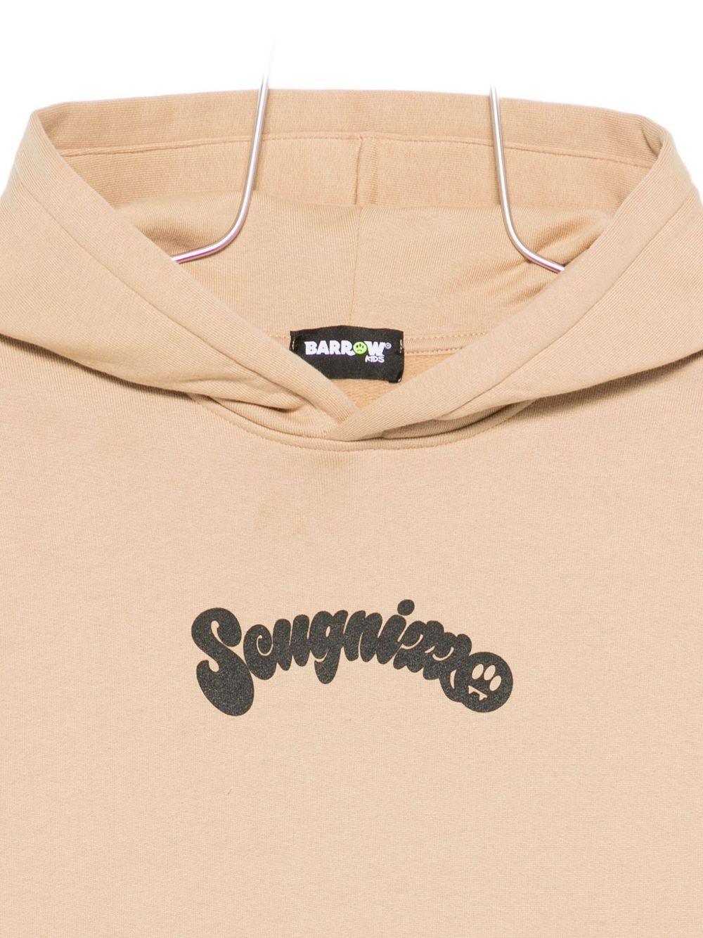 Felpa con Cappuccio e Stampa Grafica - Preludio Moda