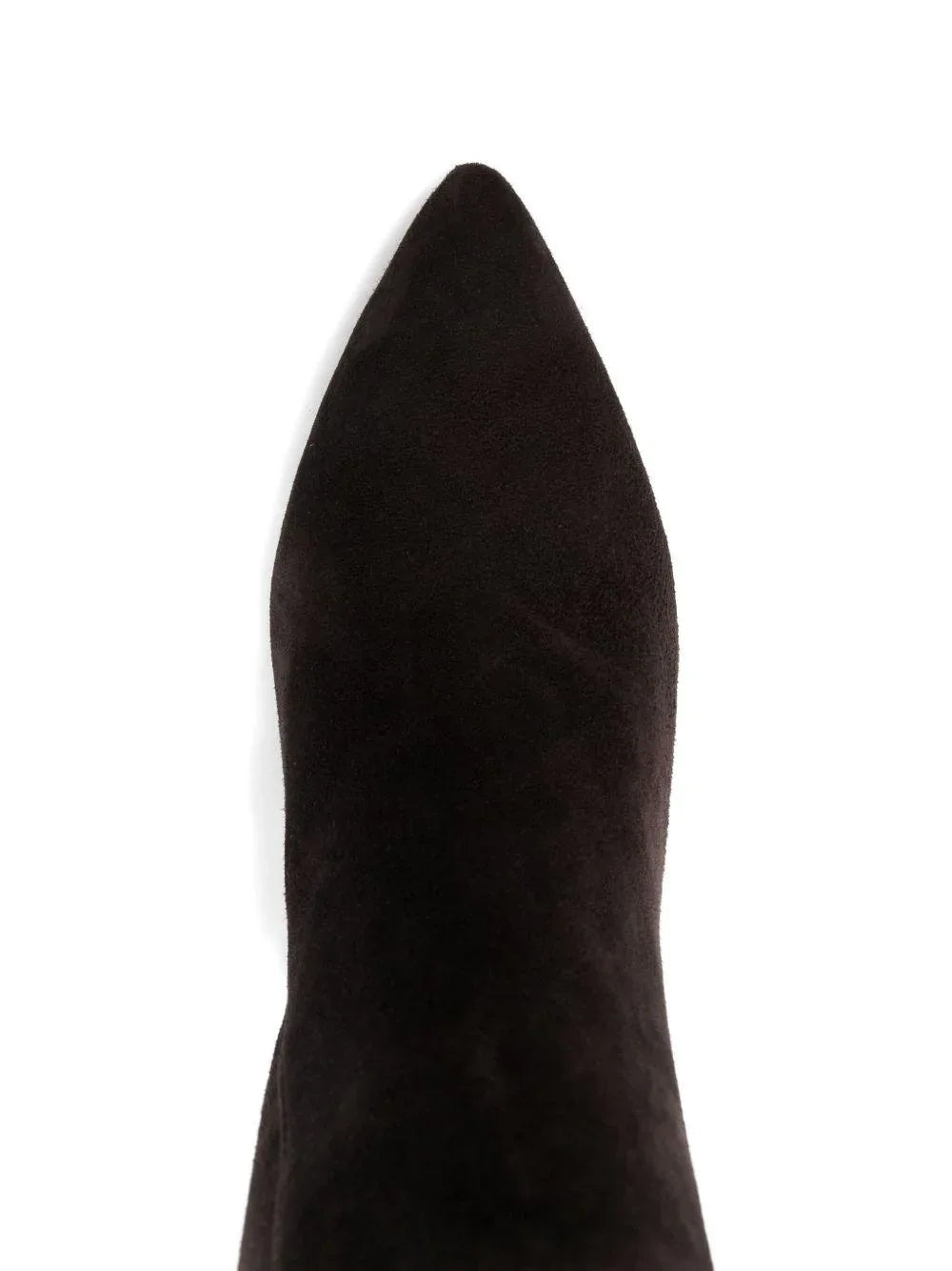 Stivali al Ginocchio in Pelle Scamosciata a Punta - Preludio Moda