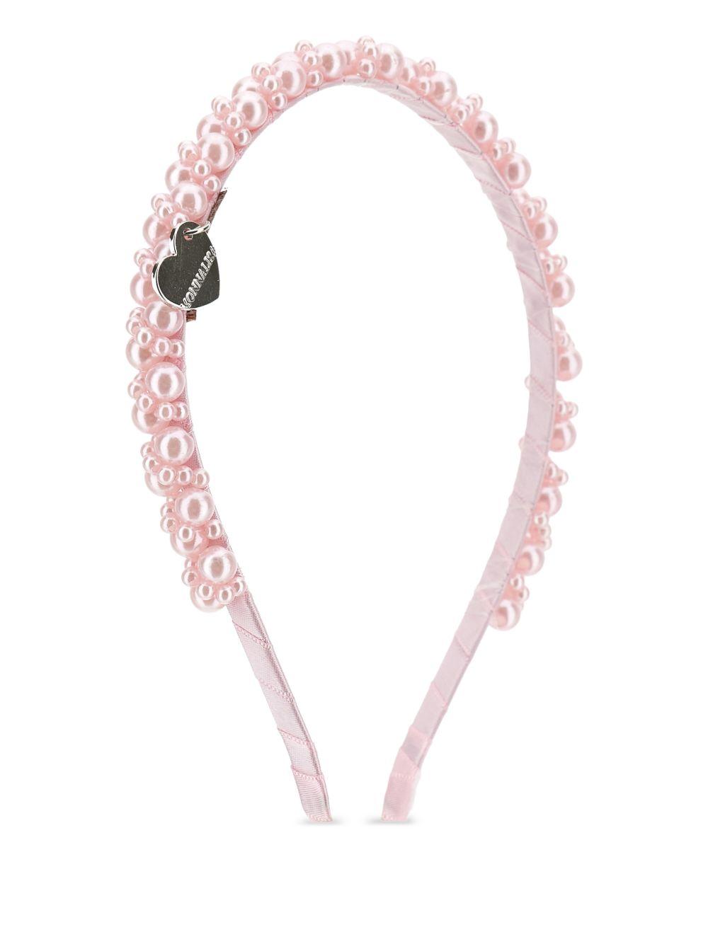 Cerchietto con perle 17G0067759 0090 MONNALISA KIDS