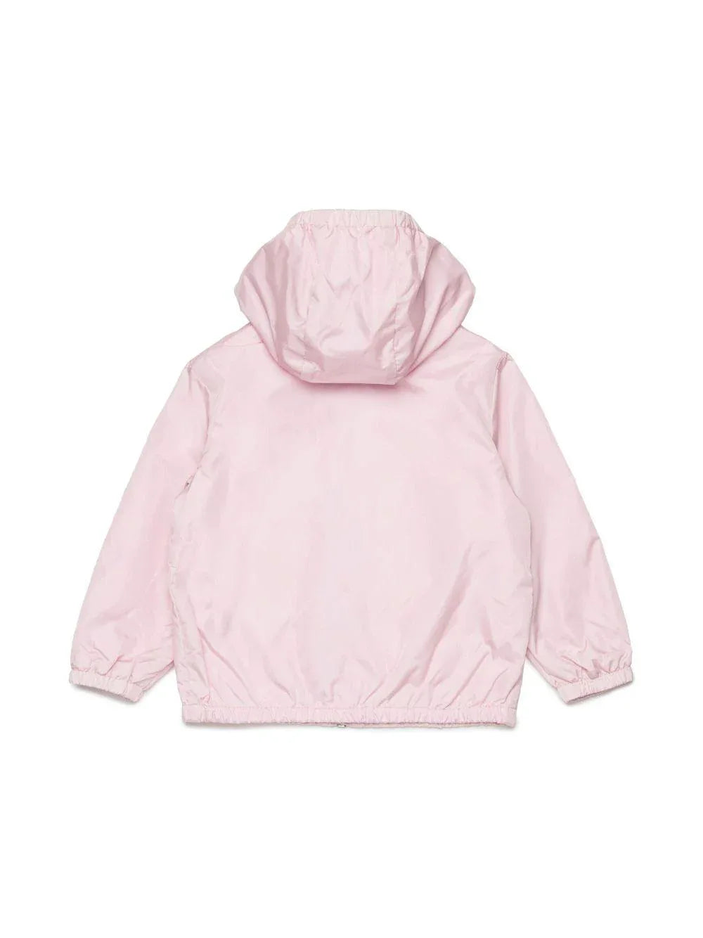 Giubbino a vento rosa logo verticale neonata - Preludio Moda