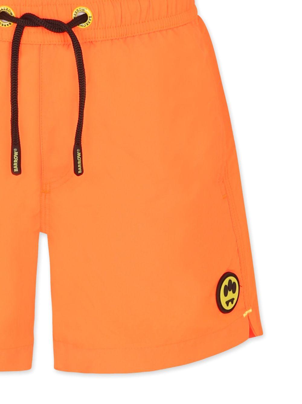 Costume boxer logo laterale arancione