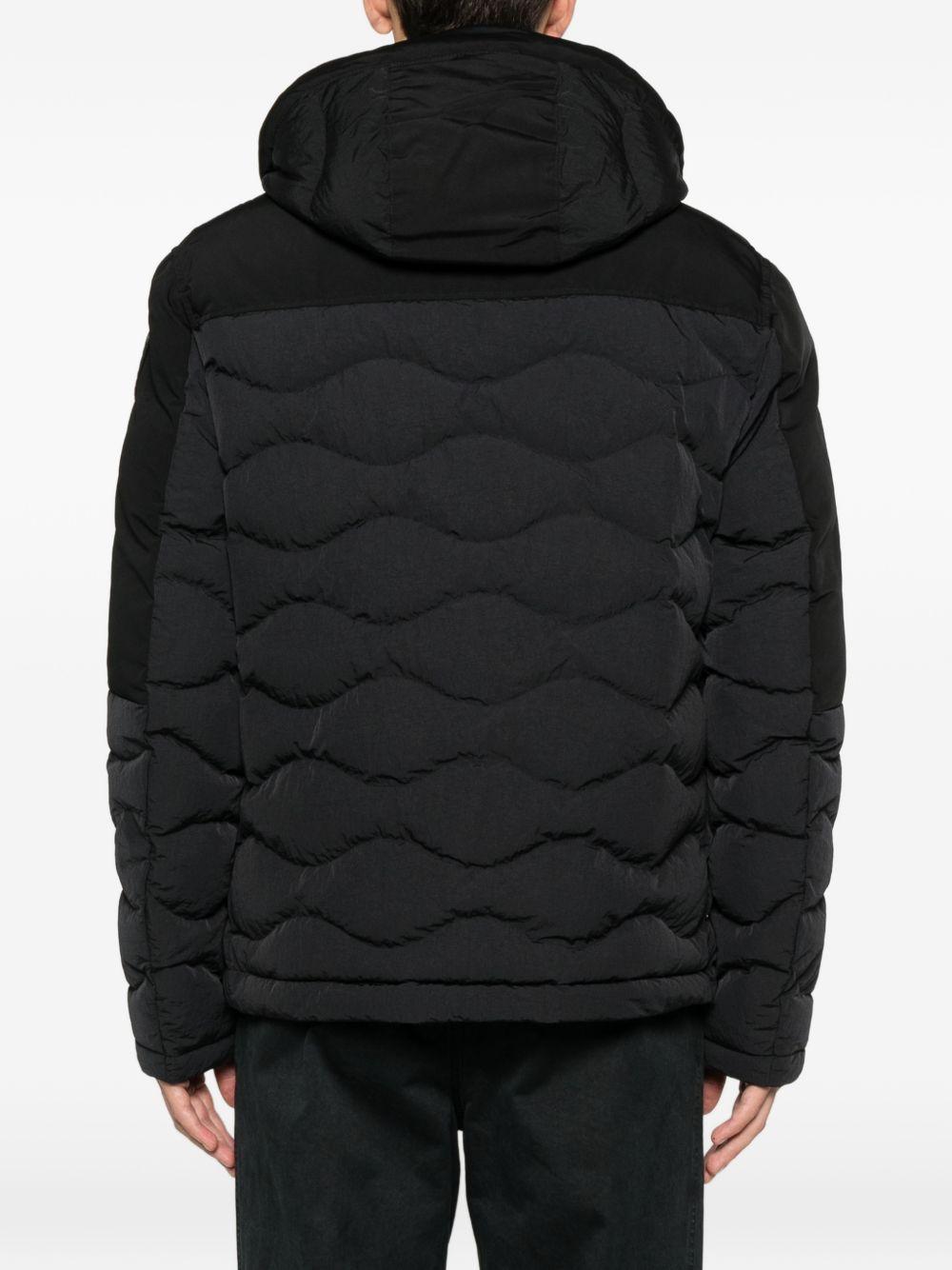 Giacca trapuntata nera con cappuccio 25WBLUC02534007287 999 BLAUER