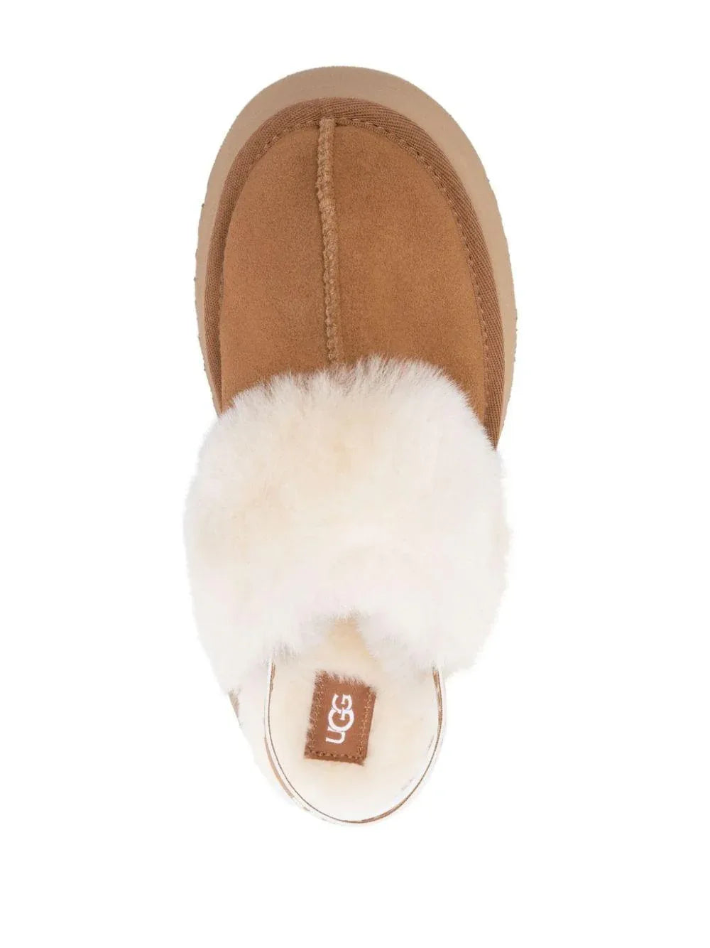 Slippers Marrone Cammello con Plateau e Cinturino - Preludio Moda