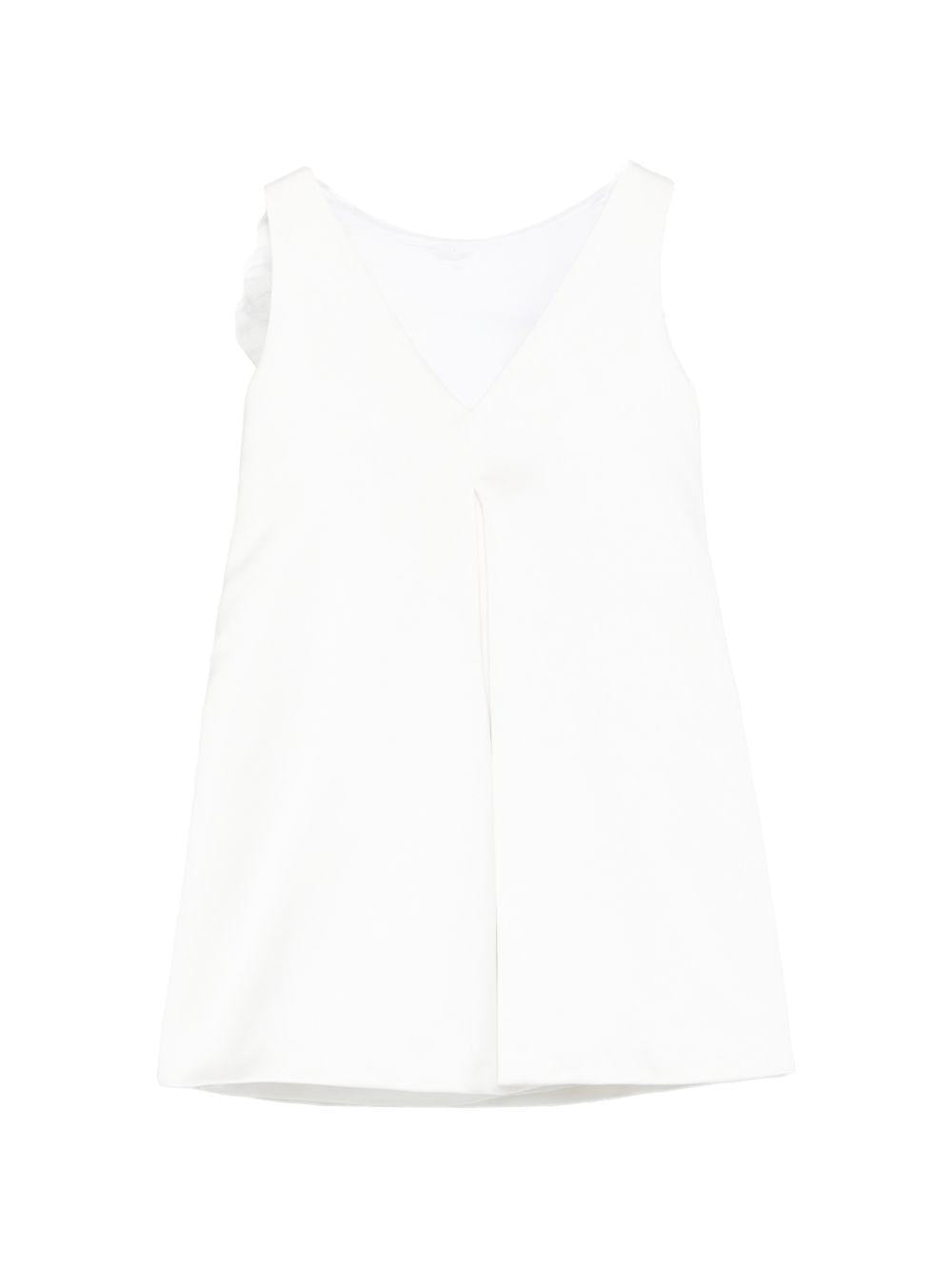 Abito senza maniche con volant EFAB656RA016 0000 ELISABETTA FRANCHI KIDS