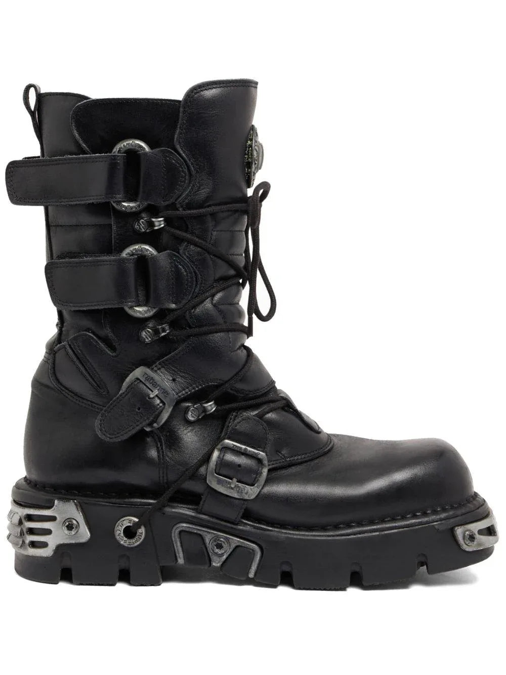 Stivale Botte RABANNE x NEW ROCK nero - Preludio Moda