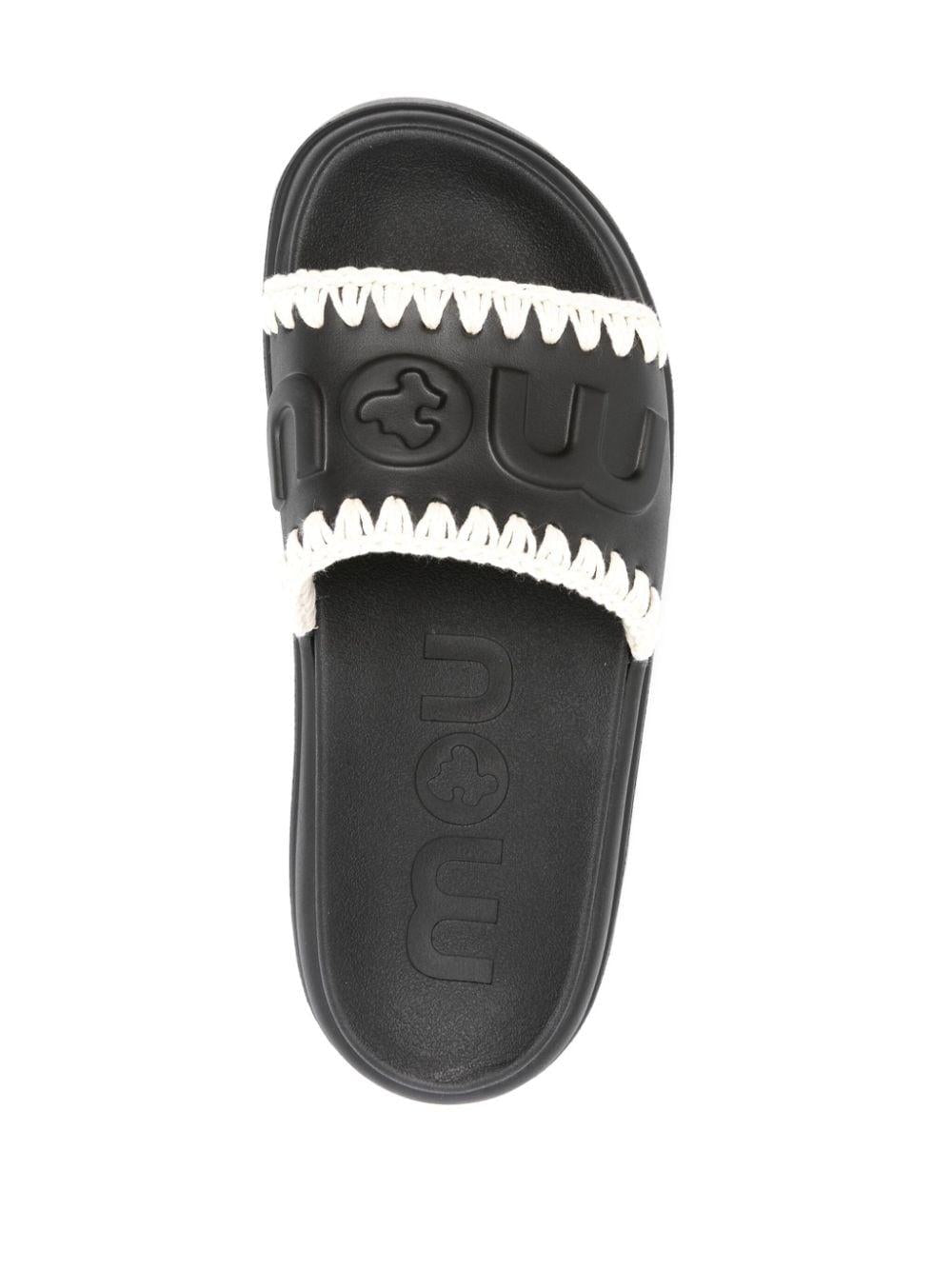 Eva one-piece slide nero<BR/> MUSW661000N BKW MOU