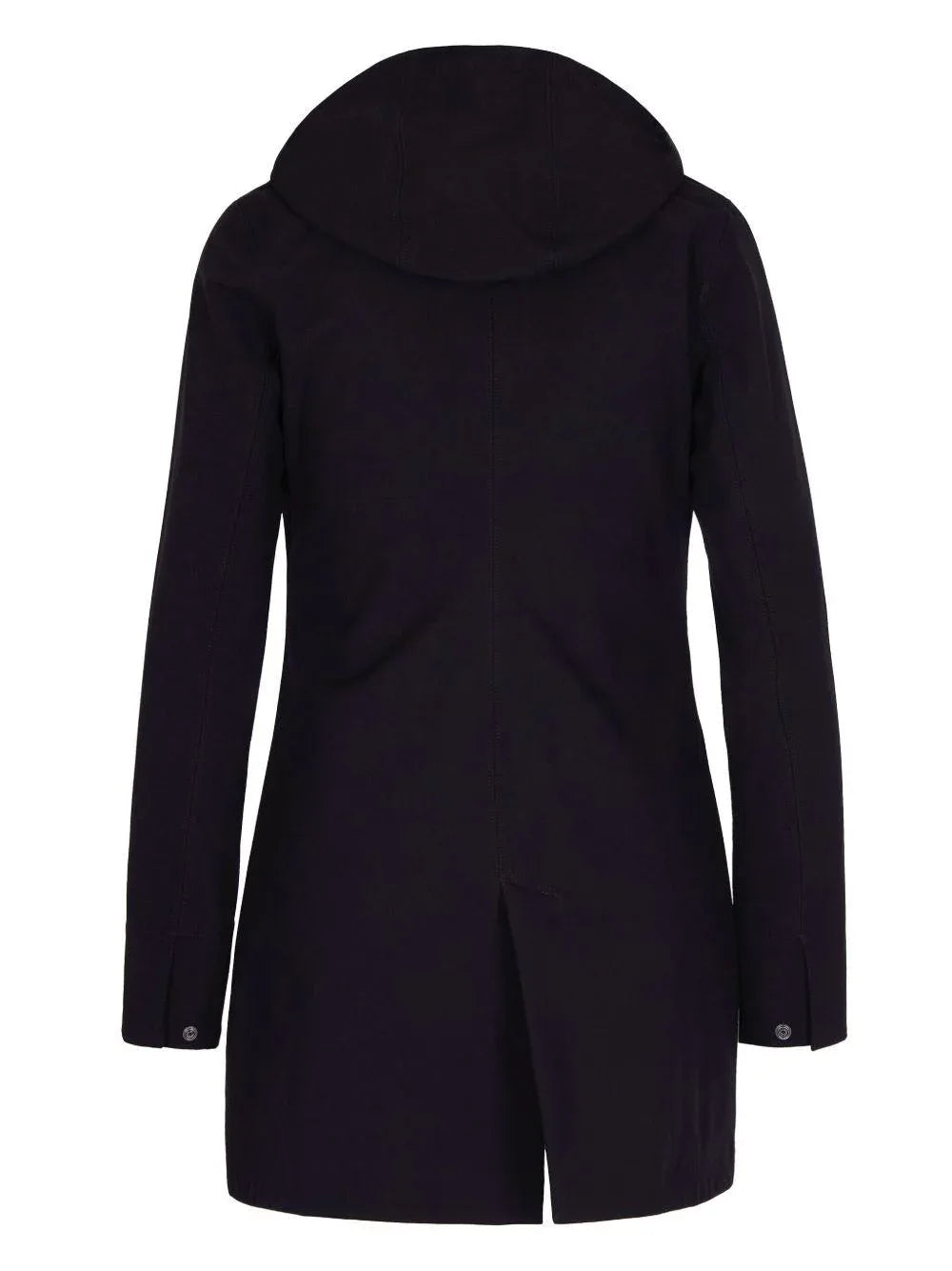 Cappotto con Cappuccio e Chiusura a Bottoni - Preludio Moda