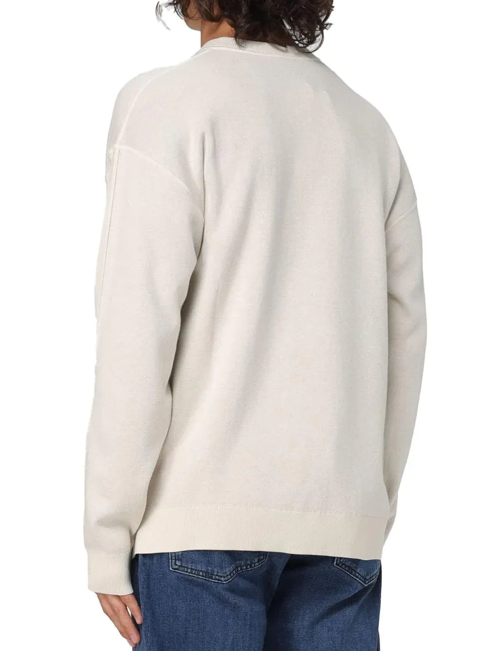 Felpa beige basic misto lana - Preludio Moda