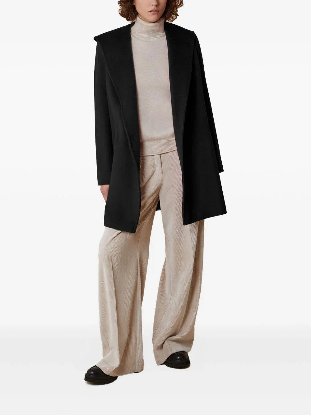 Cappotto Megan nero - Preludio Moda