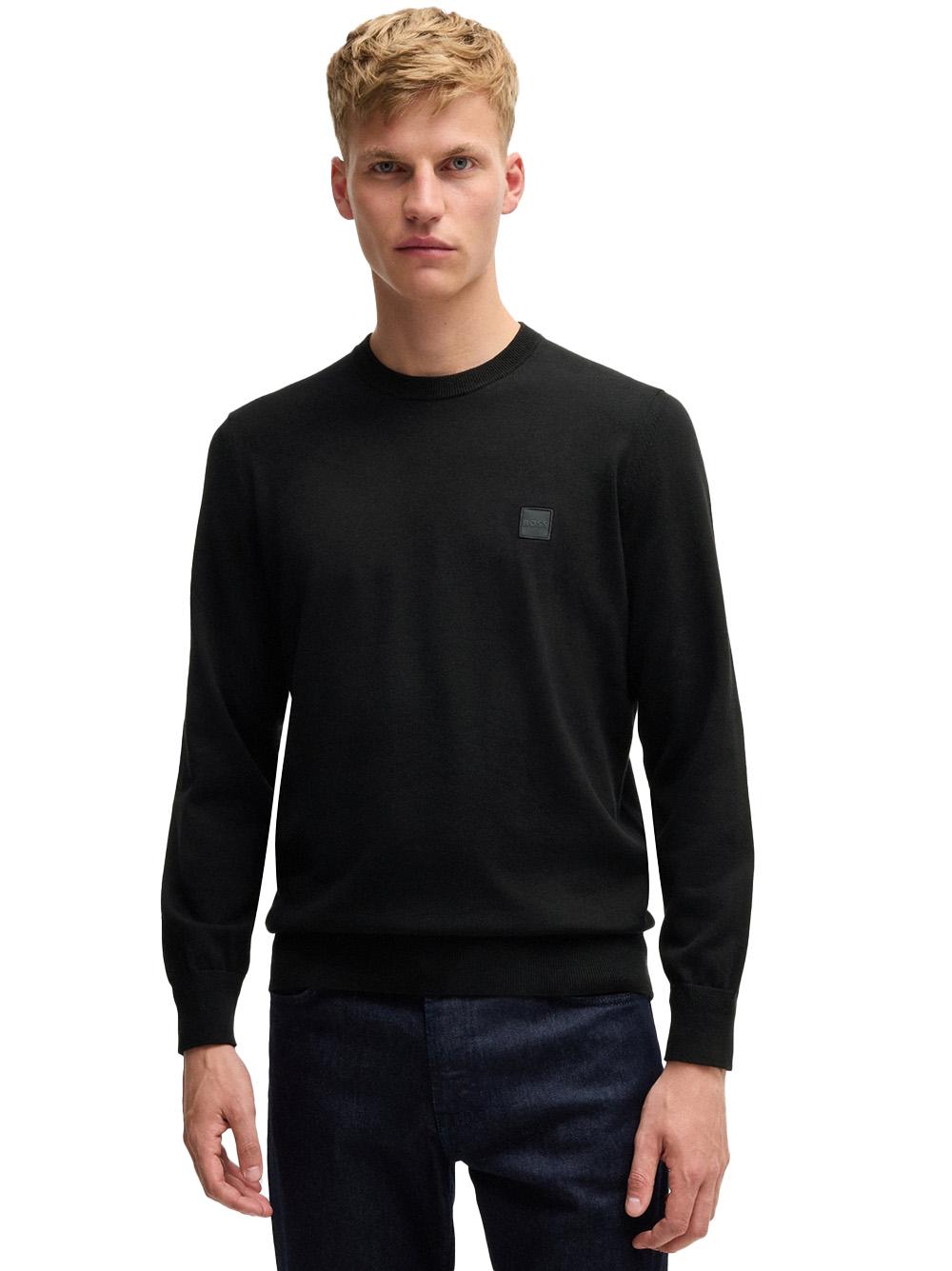 Maglione Kanovano nero 50527583 001 BOSS