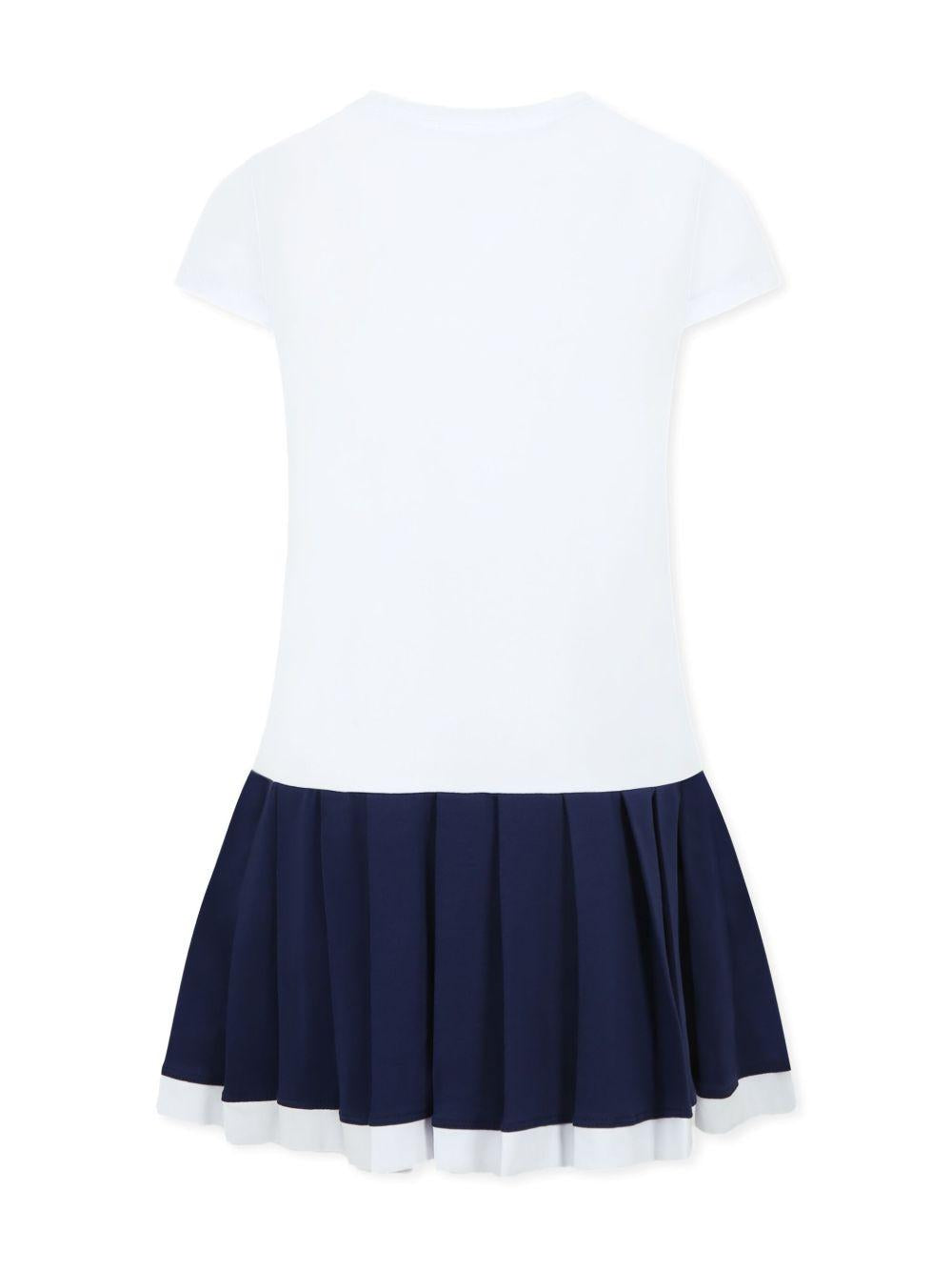 Abuto bianco e blu coniglietta