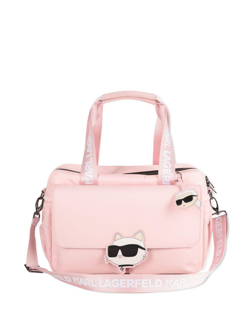 Borsa Fasciatoio con Logo e Tracolla Rimovibile Z30999 45S KARL LAGERFELD KIDS