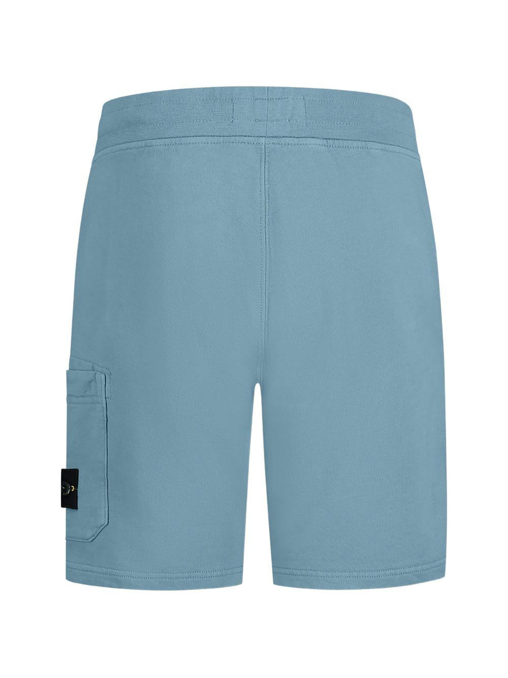 Shorts in cotone con tasca laterale L1S166200006S0040 V004A STONE ISLAND KIDS