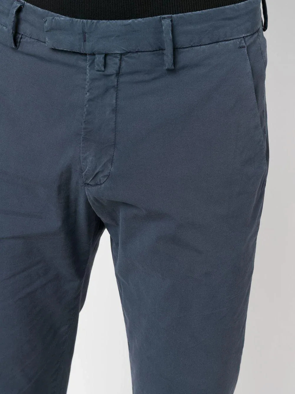 Pantalone in tinta unita cinque tasche blu - Preludio Moda