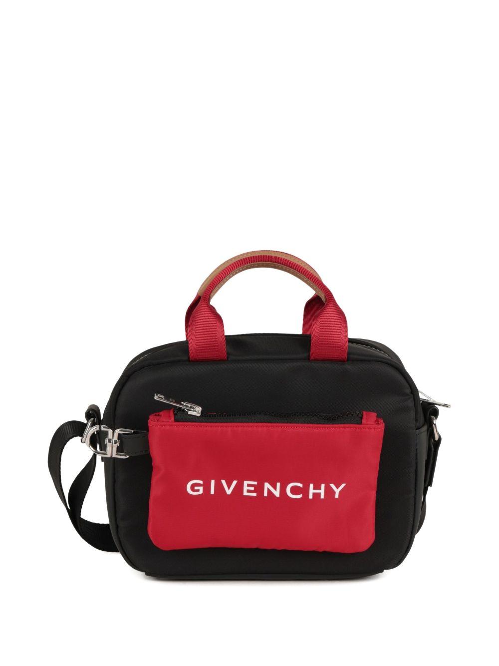 Borsa Messenger con Inserti e Tracolla Regolabile H30907 09B GIVENCHY KIDS