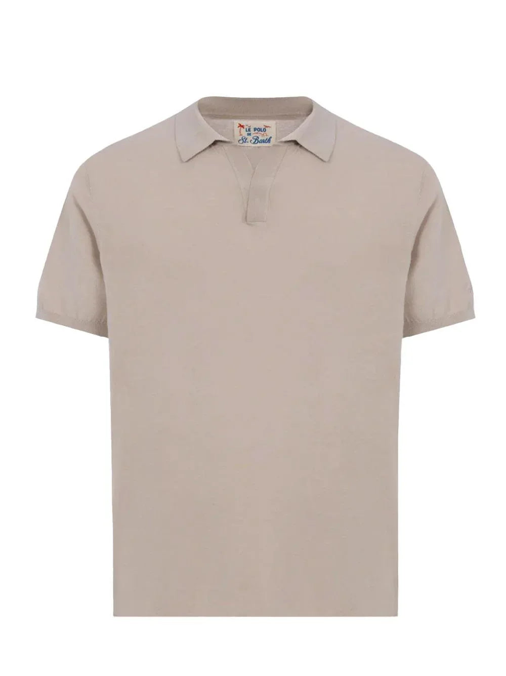 Polo Sloan in maglia grigio pietra - Preludio Moda