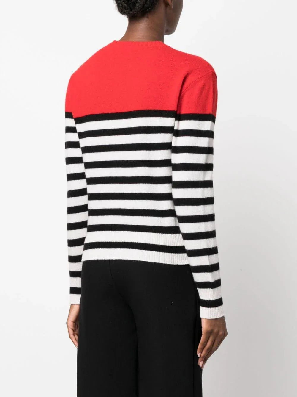 Maglione heart con righe orizzontali - Preludio Moda