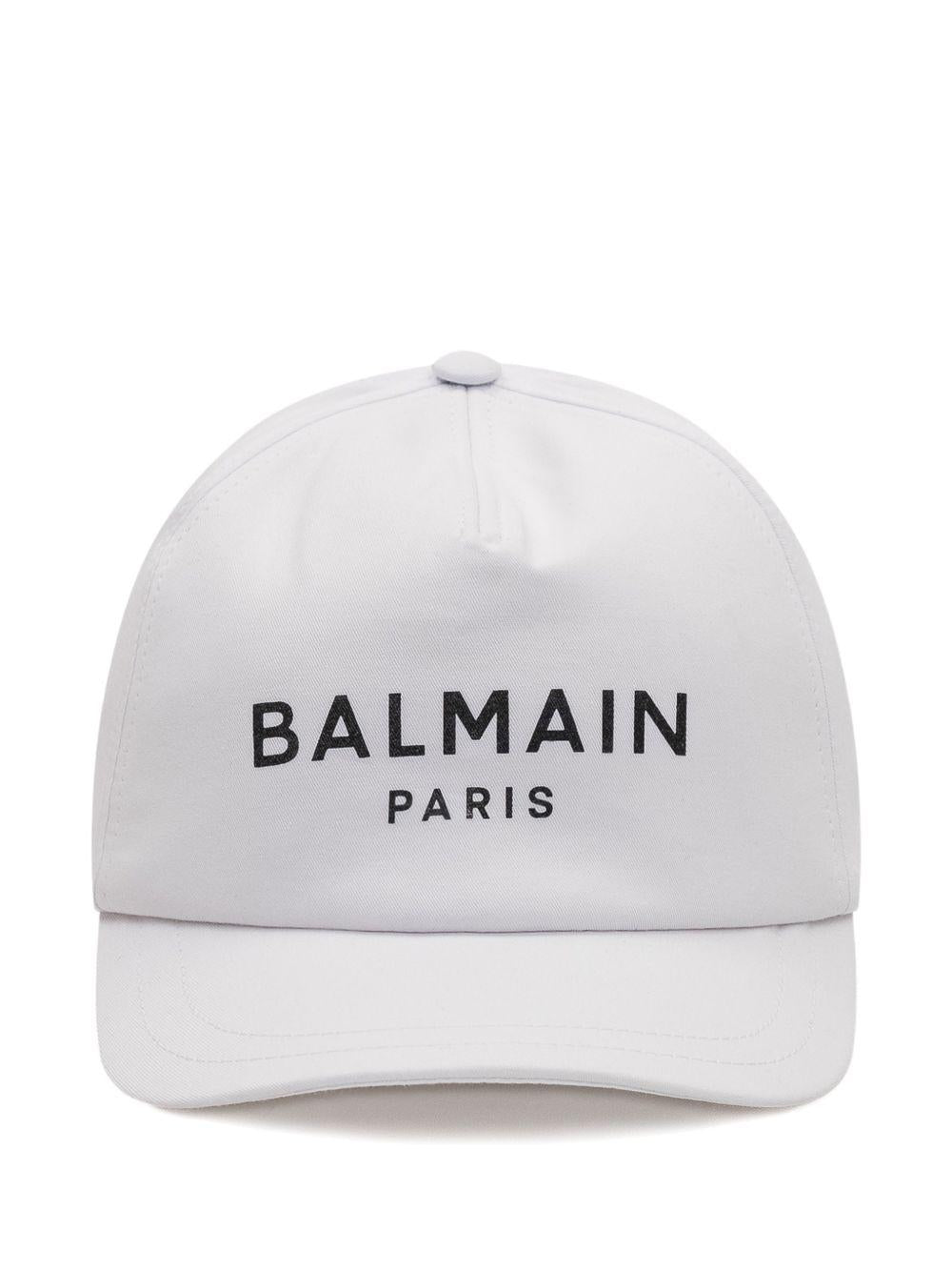 Cappello da baseball con logo BX0P17Z1053 100NE BALMAIN KIDS
