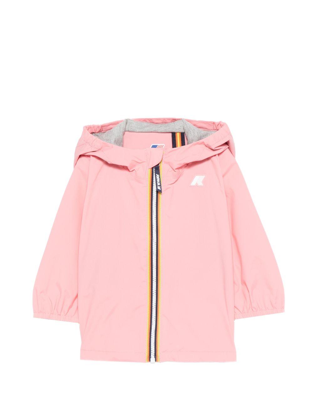 Giacca antipioggia con cappuccio in nylon K4136IW Q28 K-WAY KIDS