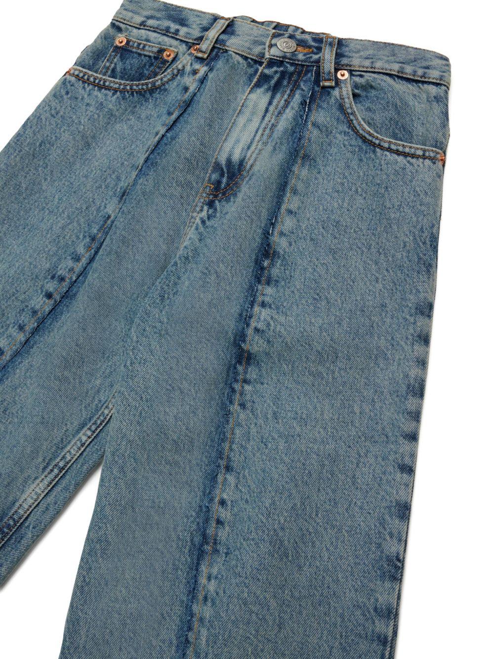 Jeans a gamba ampia M60748MM06C M601 MM6 MAISON MARGIELA KIDS