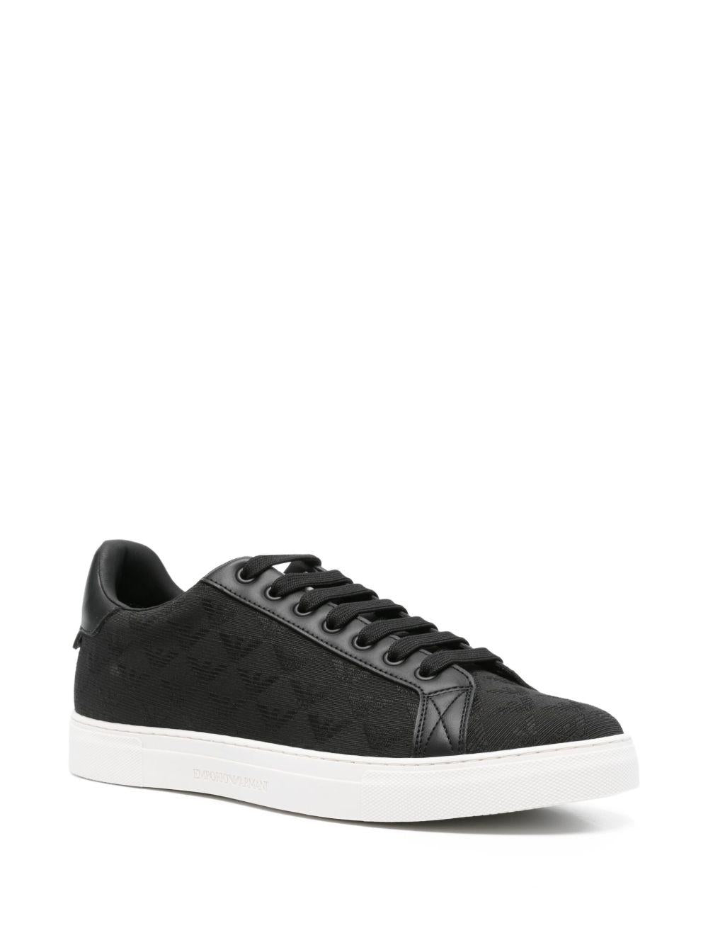 Sneakers nere con logo dellaquila e chiusura con lacci EM003843AF20003 MC012 EMPORIO ARMANI