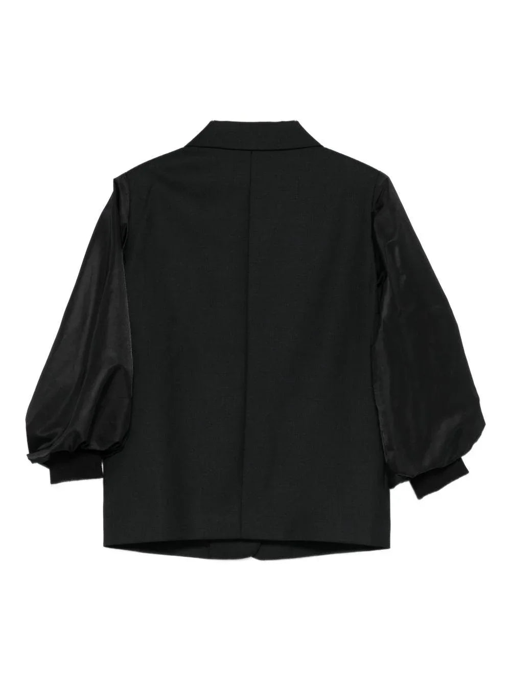 Giacca nera con maniche a palloncino - Preludio Moda