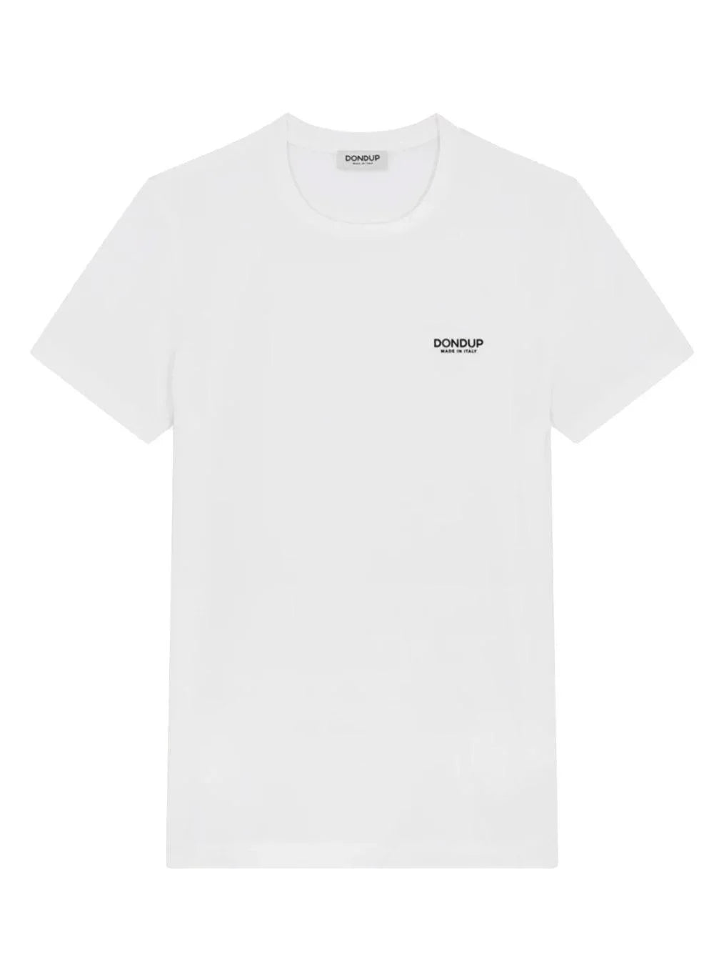 T-shirt bianca mini logo petto - Preludio Moda