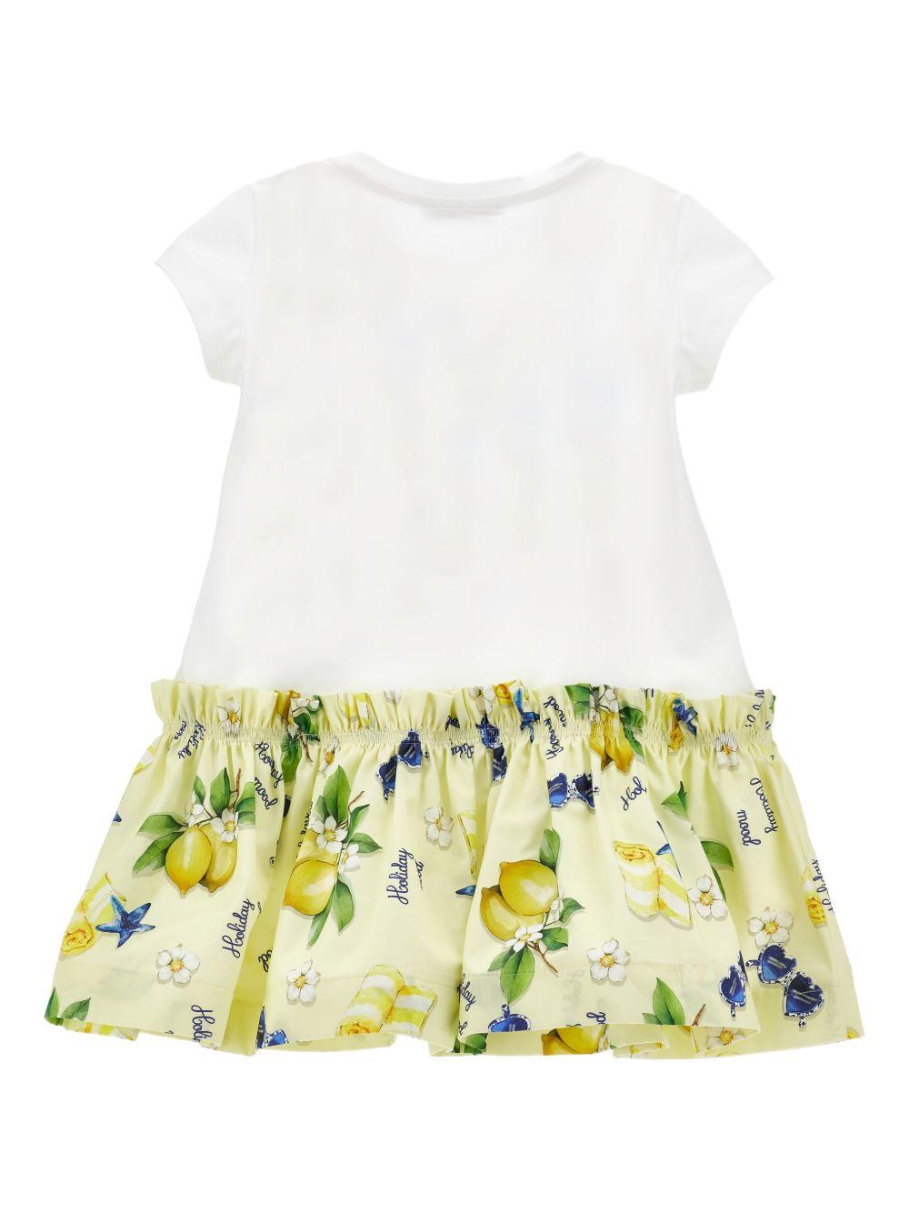 Abito con stampa Trilli 11G9167201 9914 MONNALISA KIDS