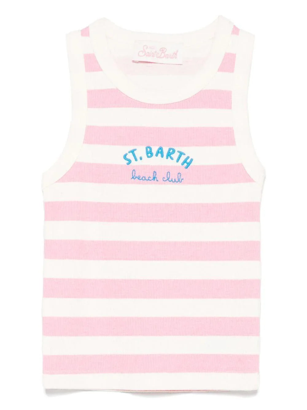 Canotta Blue fantasia a righe rosa - Preludio Moda