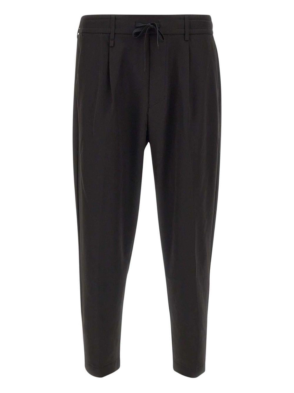 Pantaloni affusolati con coulisse 50539085 001 BOSS