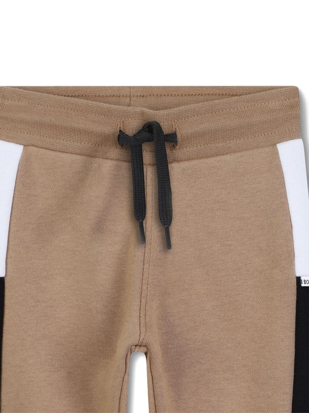 Pantaloni Sportivi con Inserti a Contrasto J52429 269 BOSS KIDS