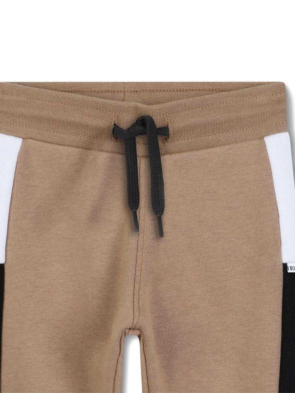 Pantaloni Sportivi con Inserti a Contrasto - Preludio Moda