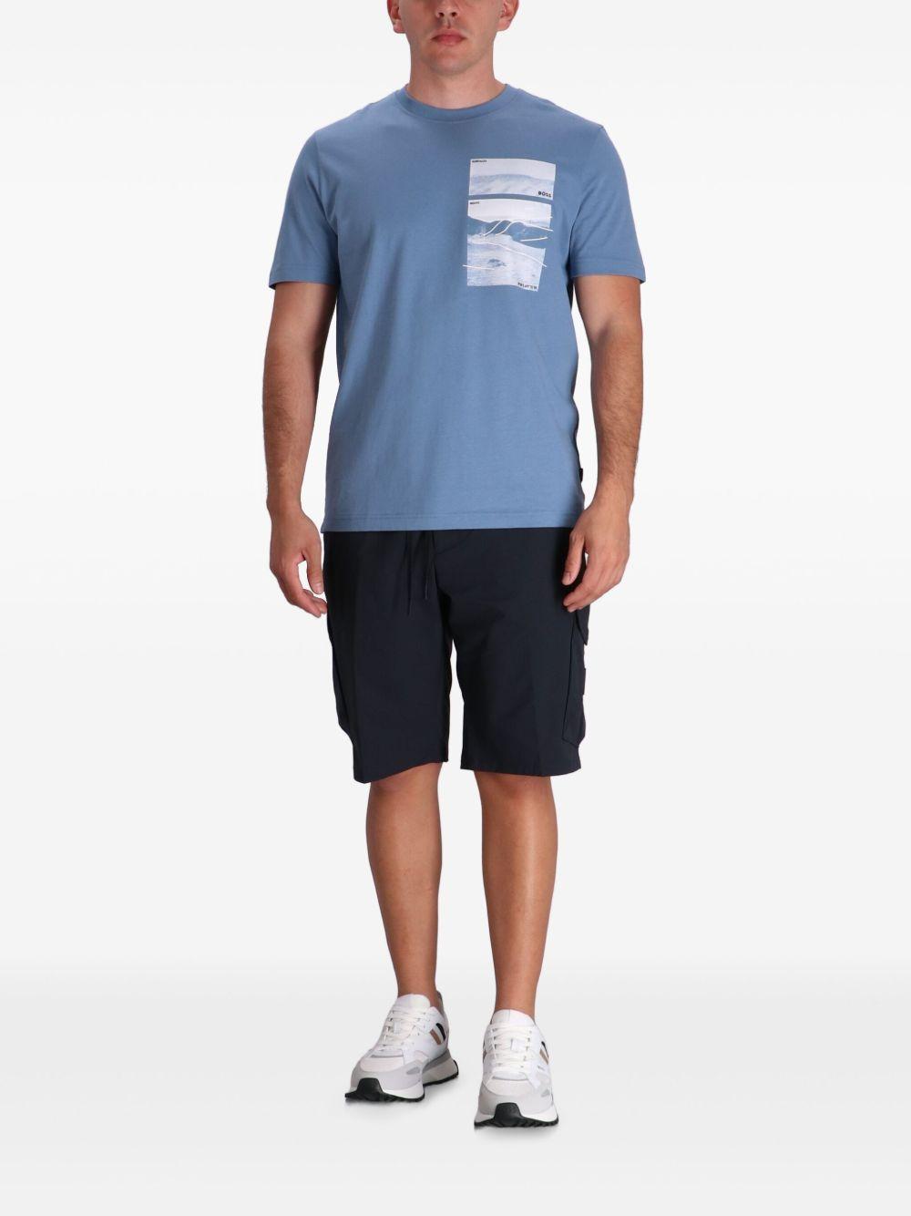 Bermuda con coulisse 50534318 402 BOSS