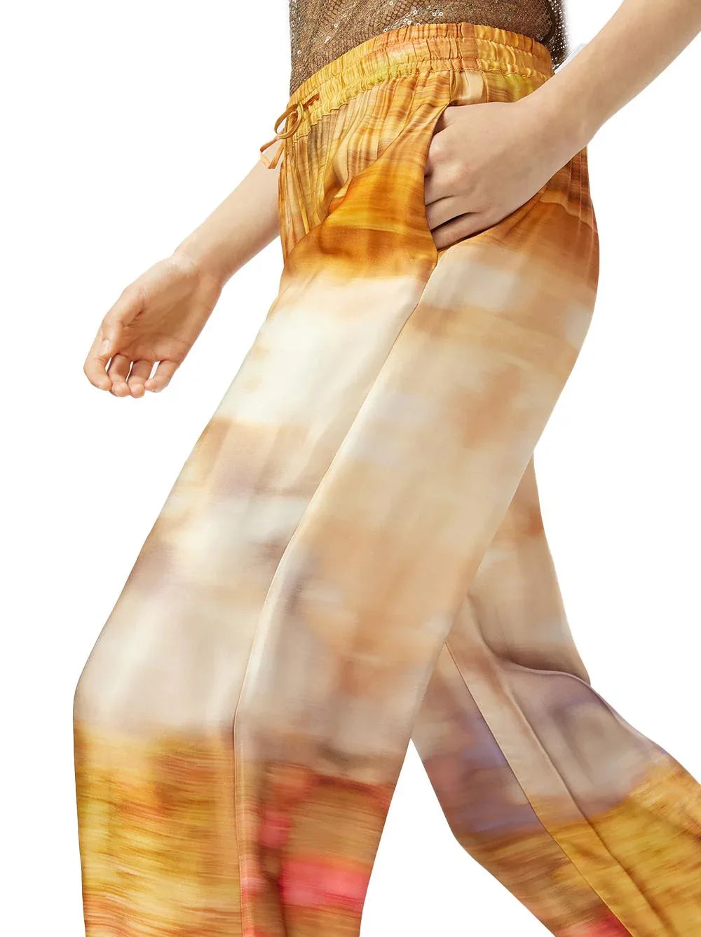 Pantalone Purple stampa sfumata - Preludio Moda